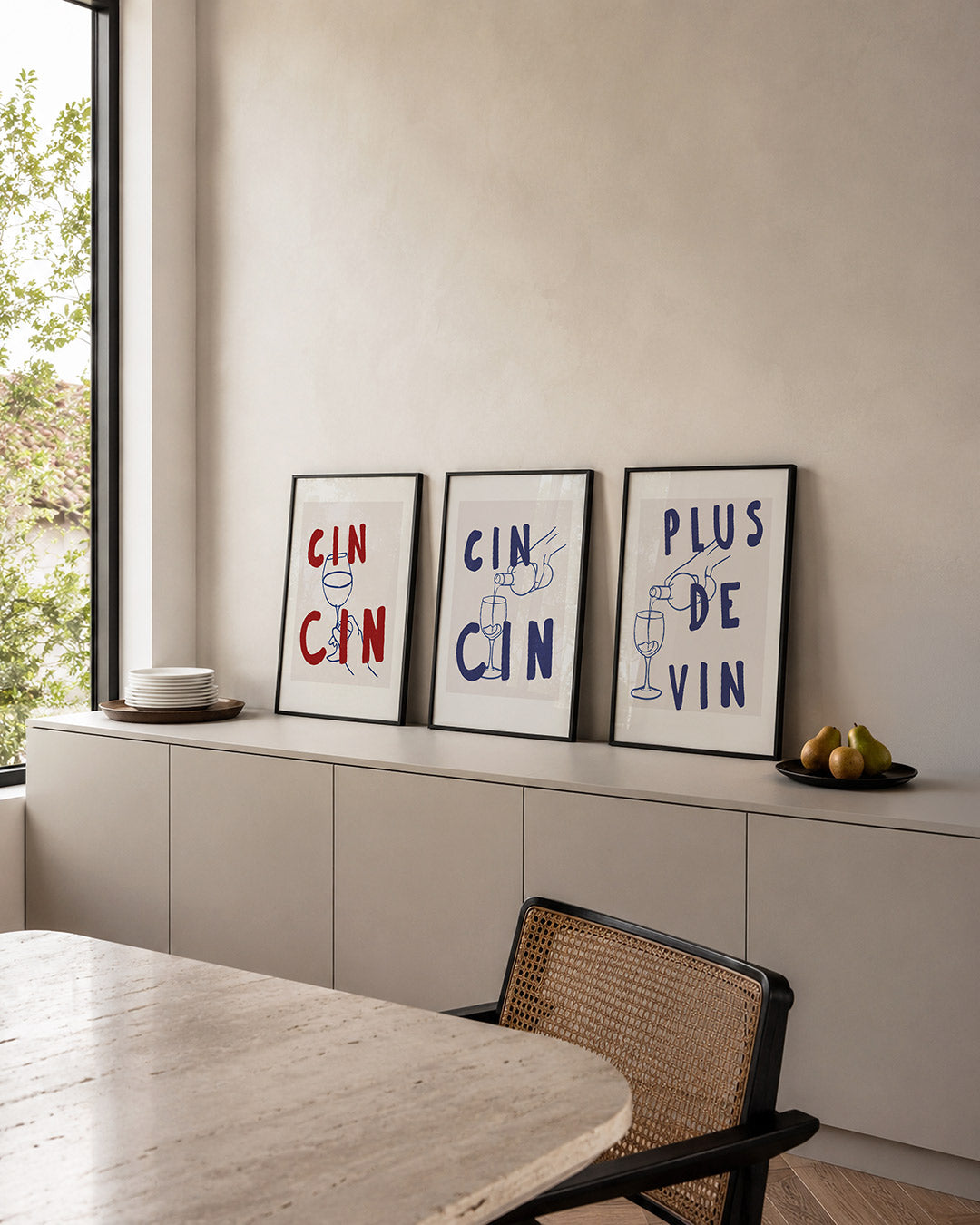 Vorm en cheers Posterset