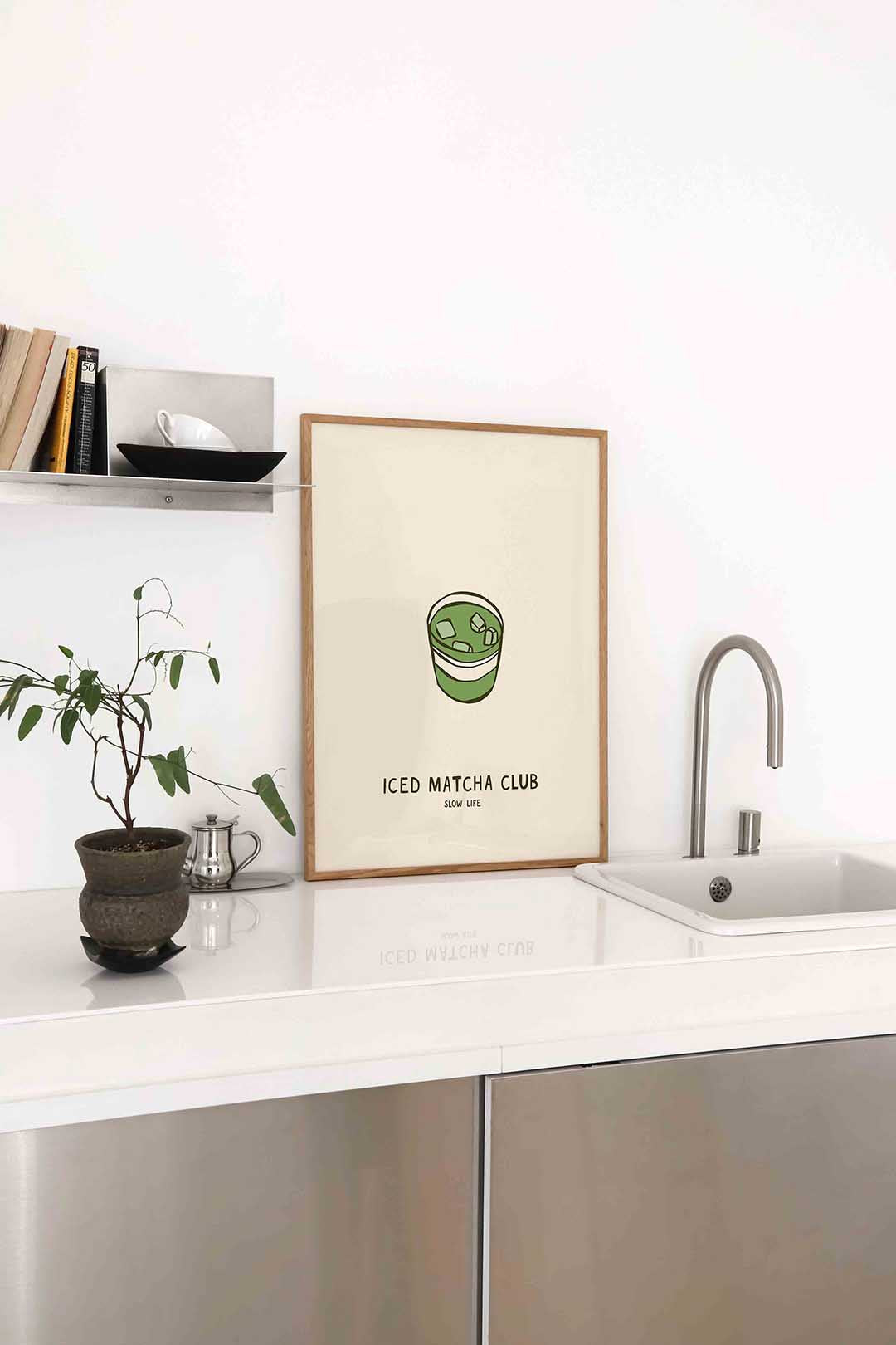 Iced matcha club Poster