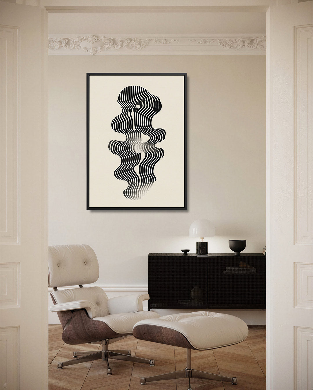 Golvende lijnen Kunstwerk