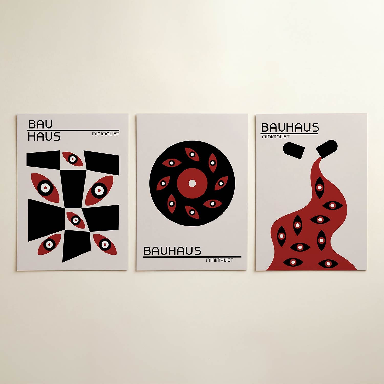 Vormen en vlakken Posterset
