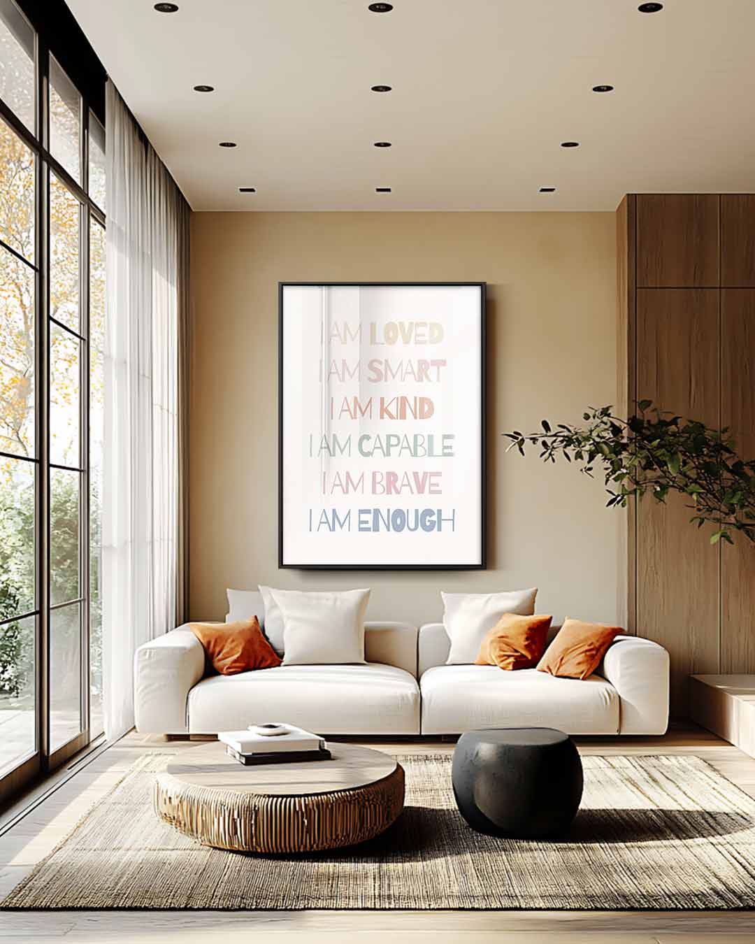 Inspirerende Affirmaties Poster Kunstwerk-canvas-dibond-plexiglas-wanddecoratie-WallArtistic