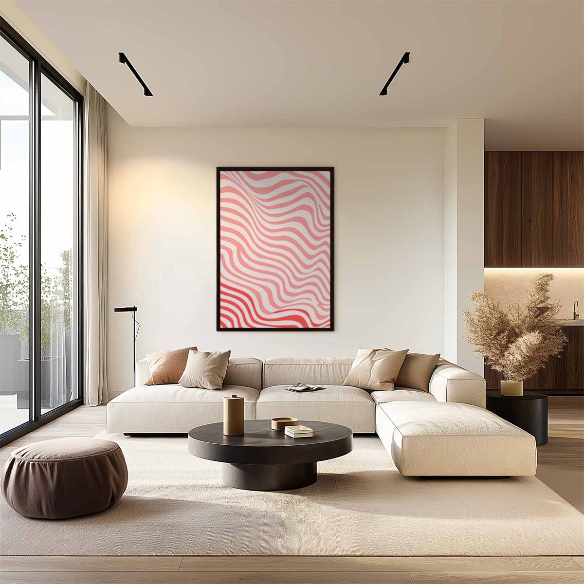 Zwoele Golven Kunstwerk-canvas-dibond-plexiglas-wanddecoratie-WallArtistic
