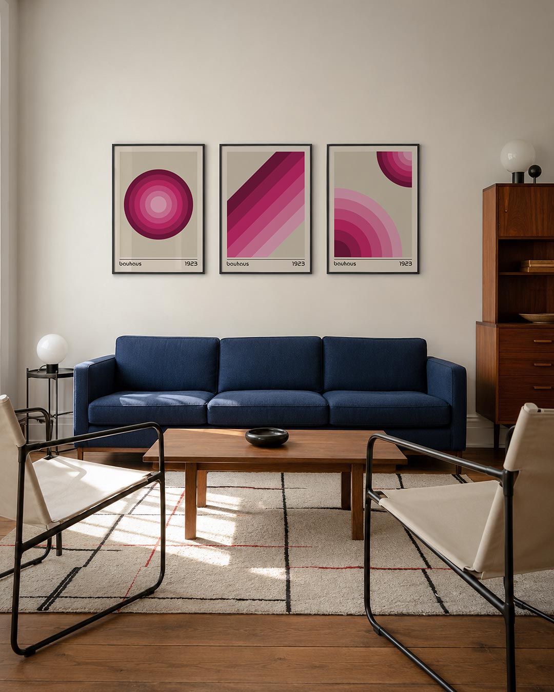 Cirkelvormige kleurvlakken Posterset