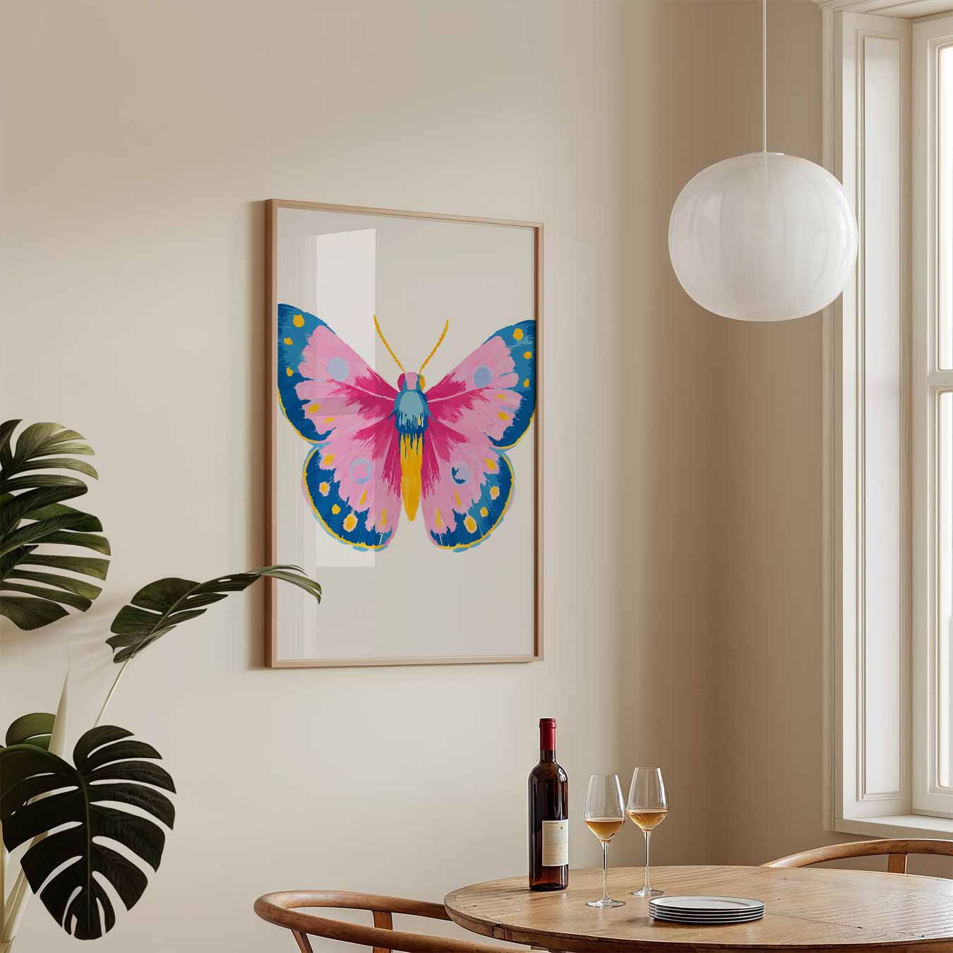 Magische Vlinder Kunstposter-WallArtistic