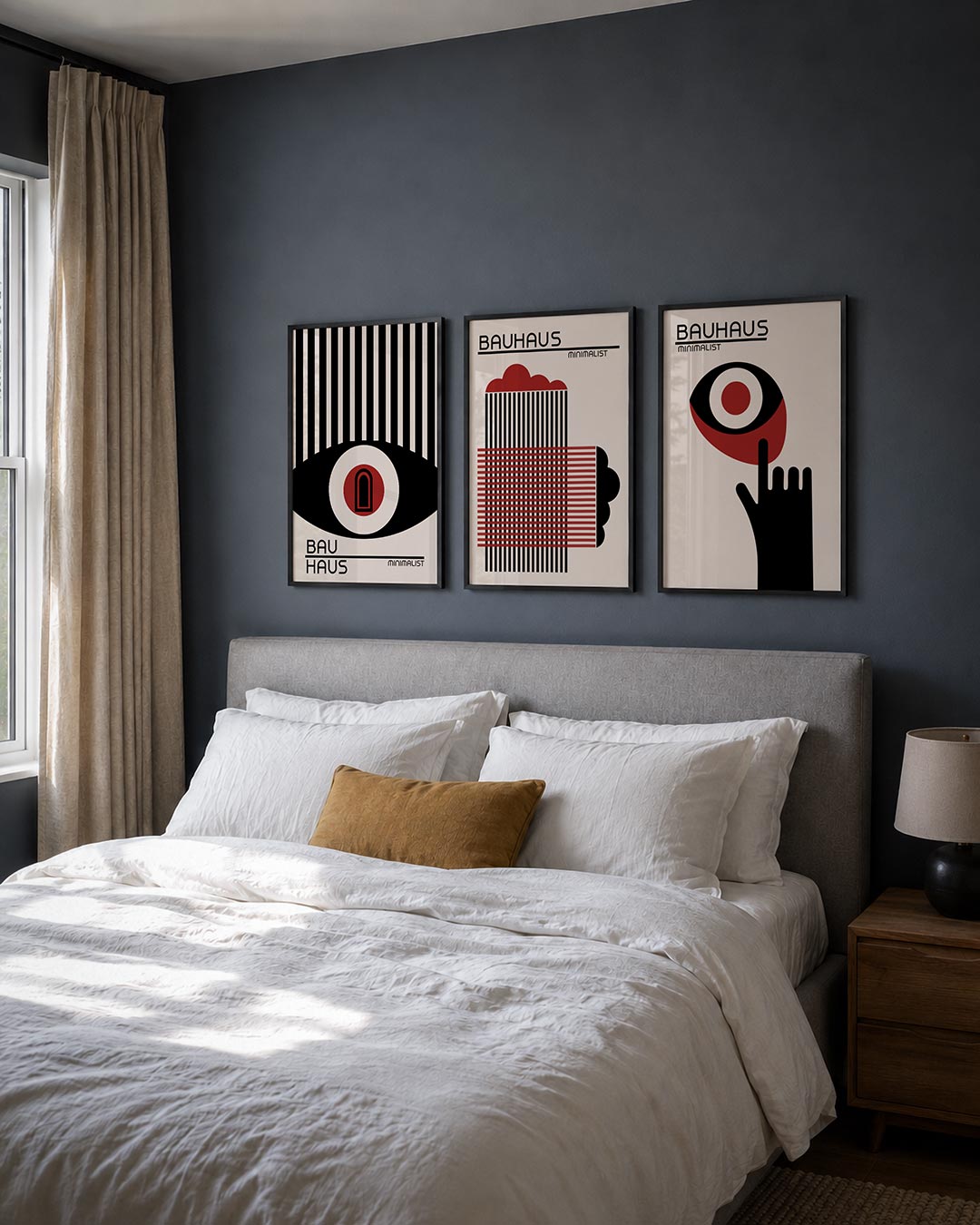 Lijnen en cirkel Posterset