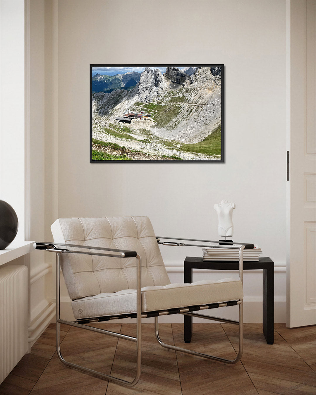 Berglandschap met rotsen Kunstwerk