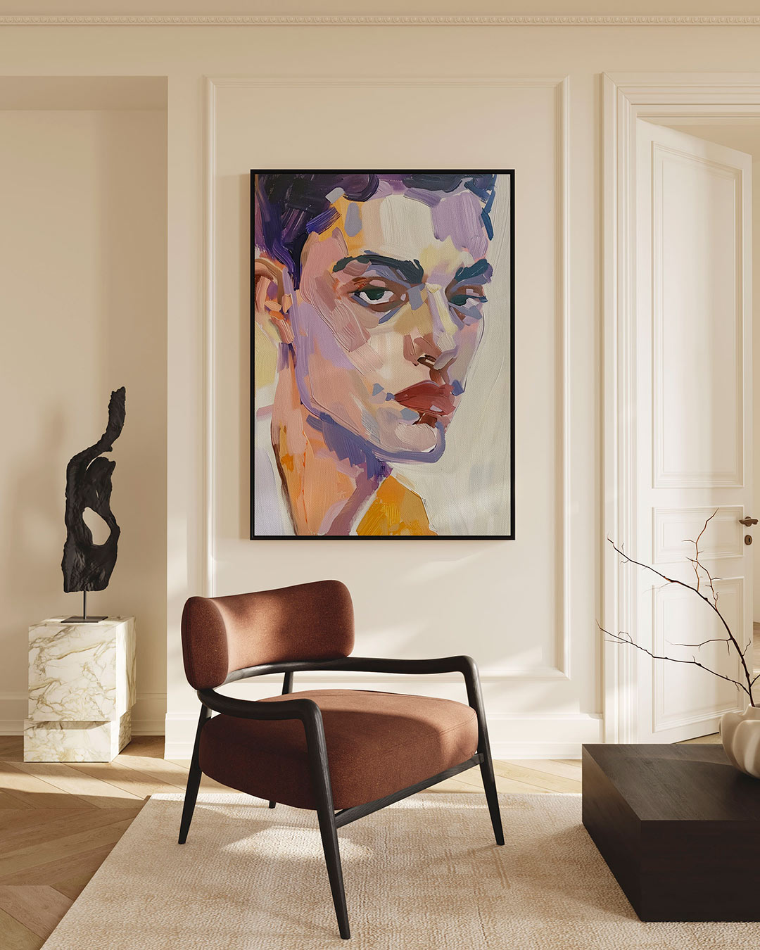 Portretstudie Kunstwerk
