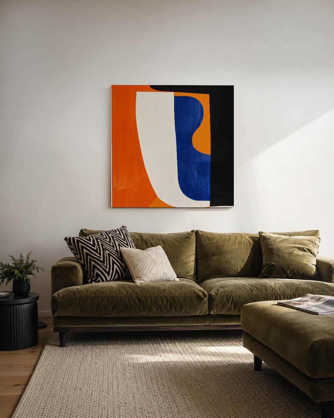 Vormenspel in kleur Kunstwerk