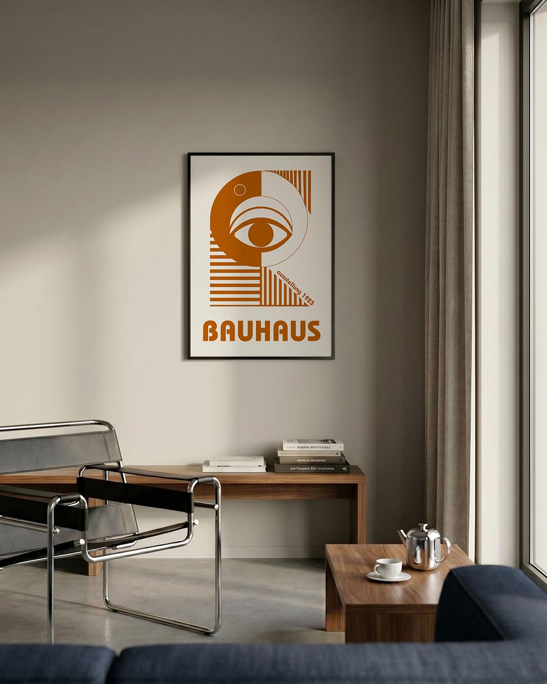 Oog en lijnen Poster