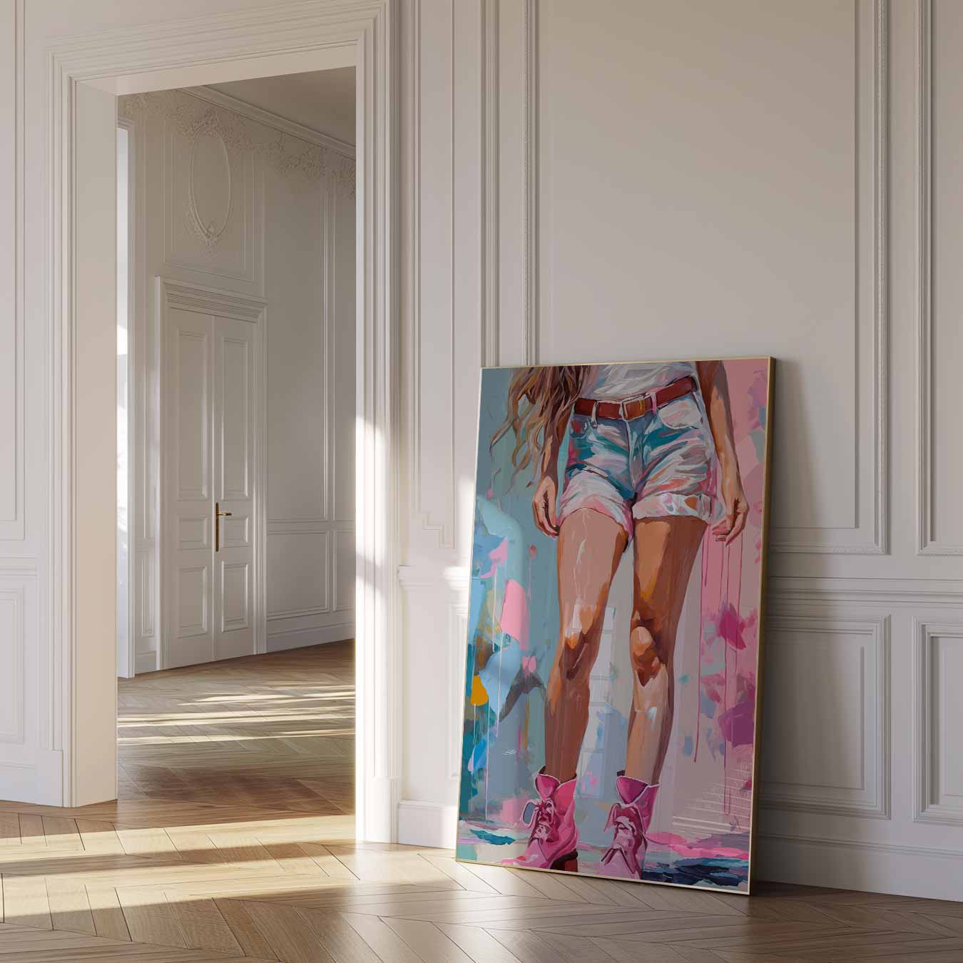 Stijlvolle Zomer Vibes Poster-WallArtistic
