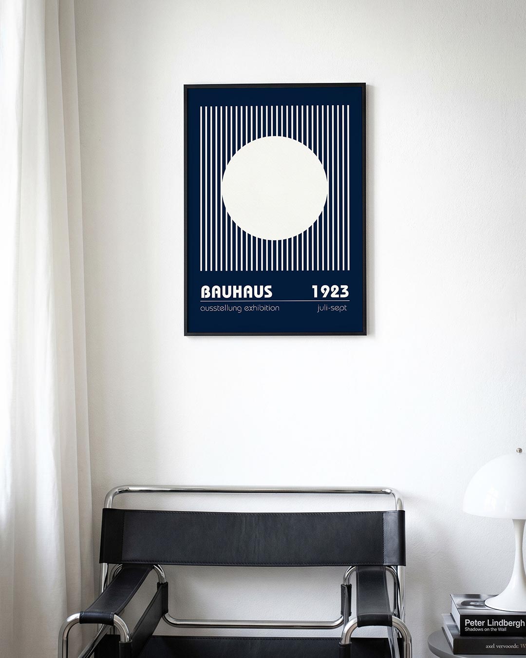 Cirkel en lijnen Poster
