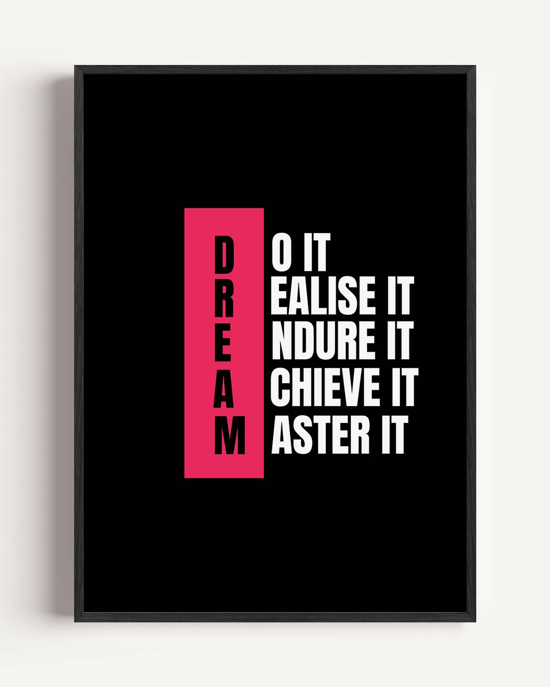 Motiverende Dromen Poster-WallArtistic