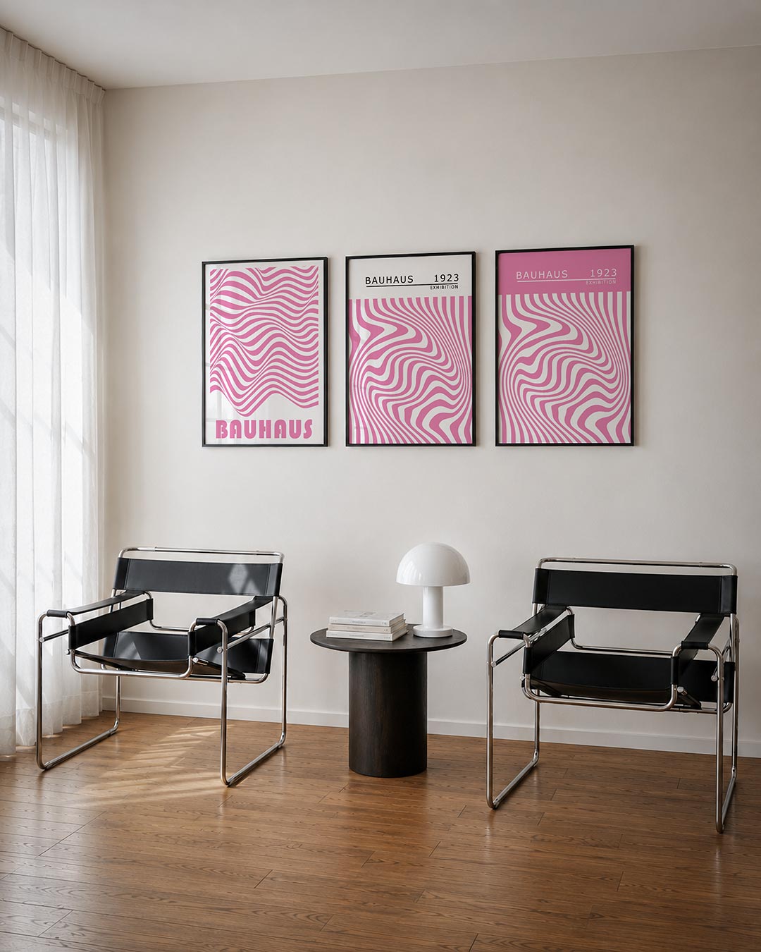 Golvend lijnenspel Posterset