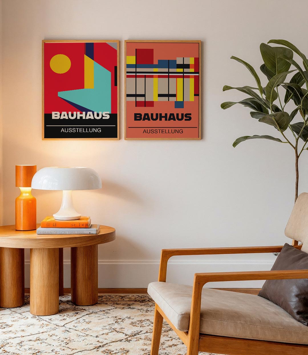 Vormen en kleurvlakken Posterset