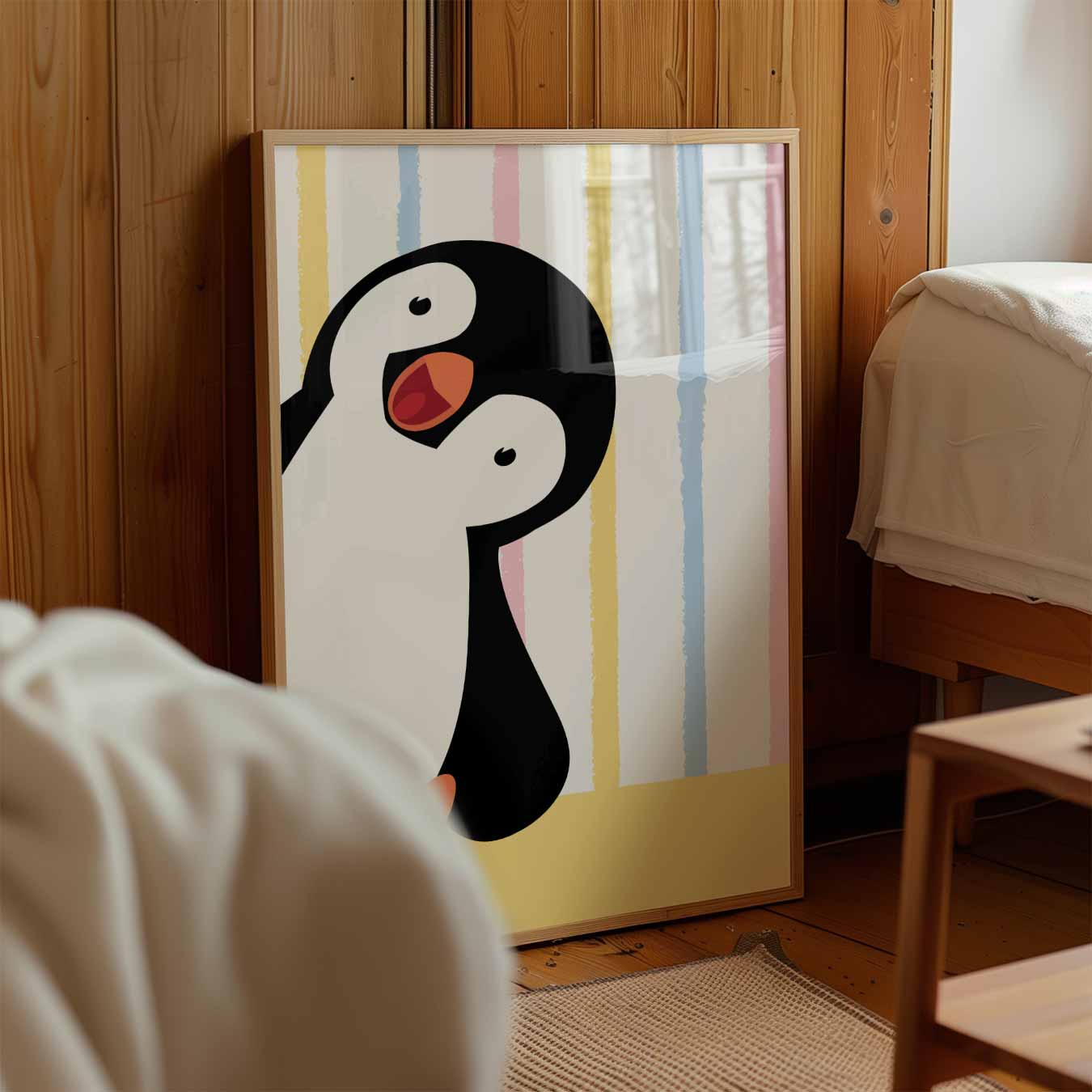 Vrolijke Pinguïn Poster-WallArtistic