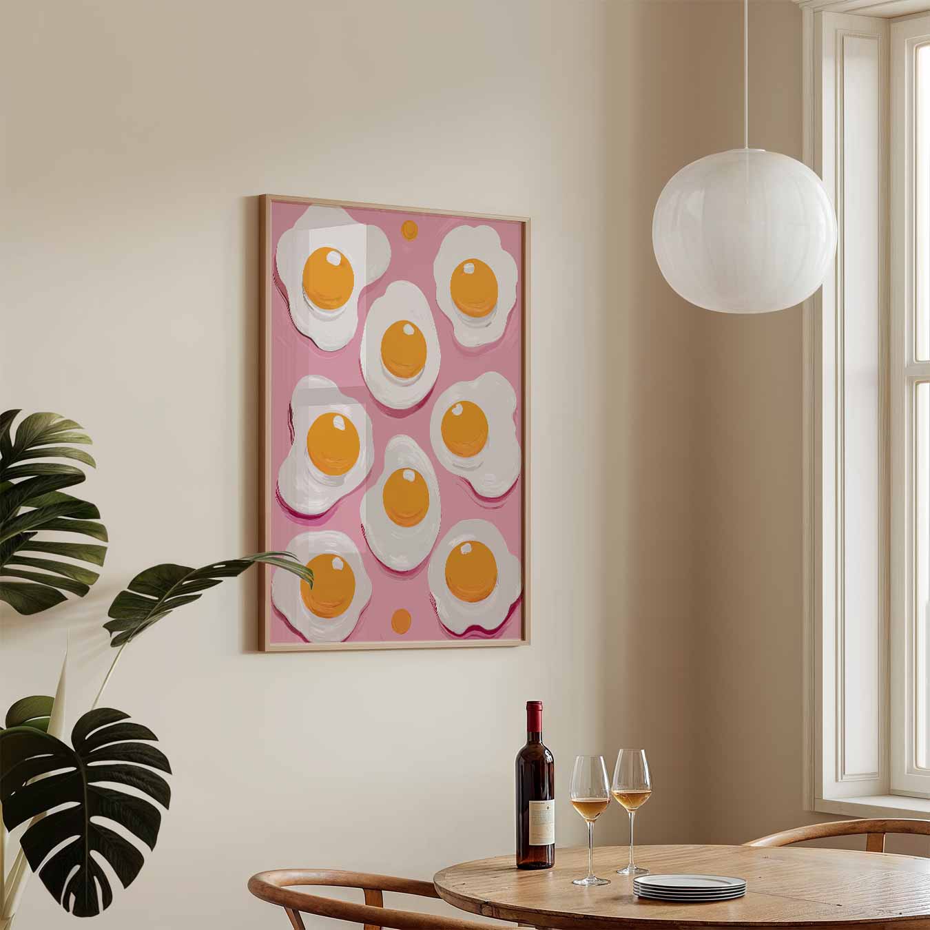 Vrolijke Eieren Wandkunst Poster-WallArtistic