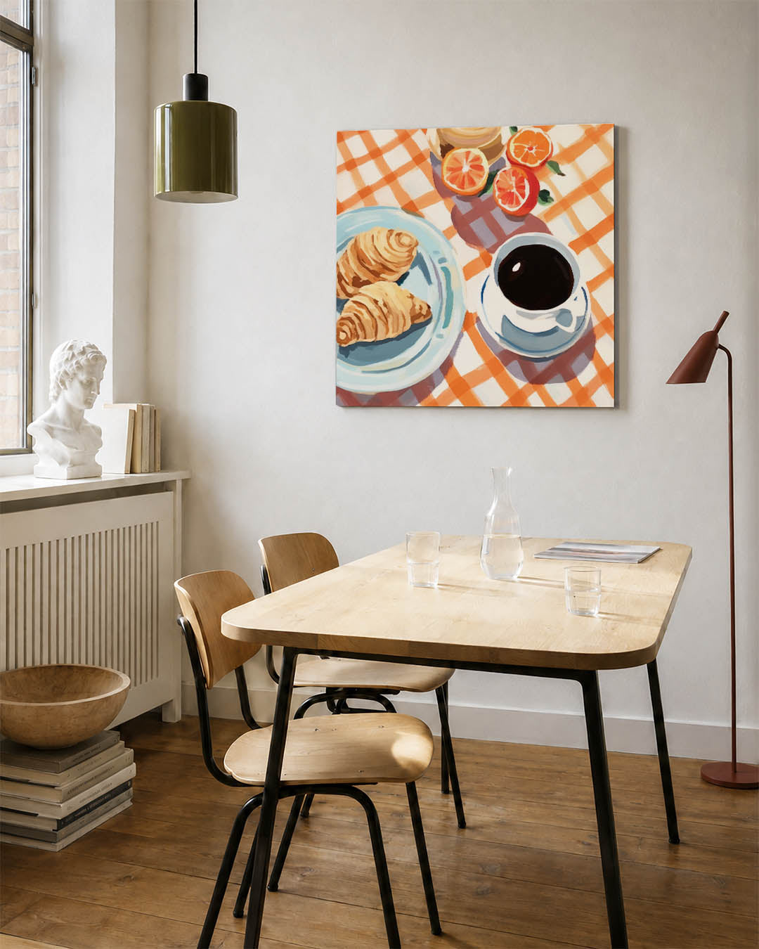 Ontbijt tafereel Kunstwerk
