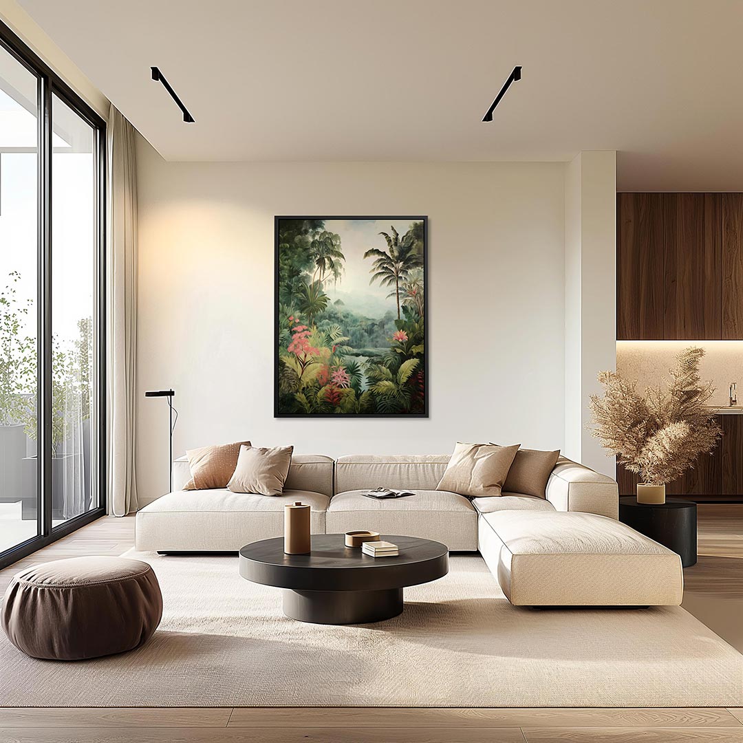 Tropisch landschap Kunstwerk