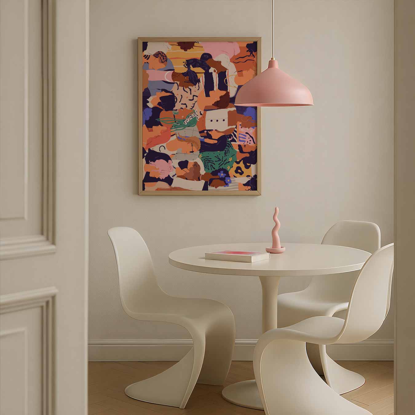Vrolijke Karakters Poster-WallArtistic