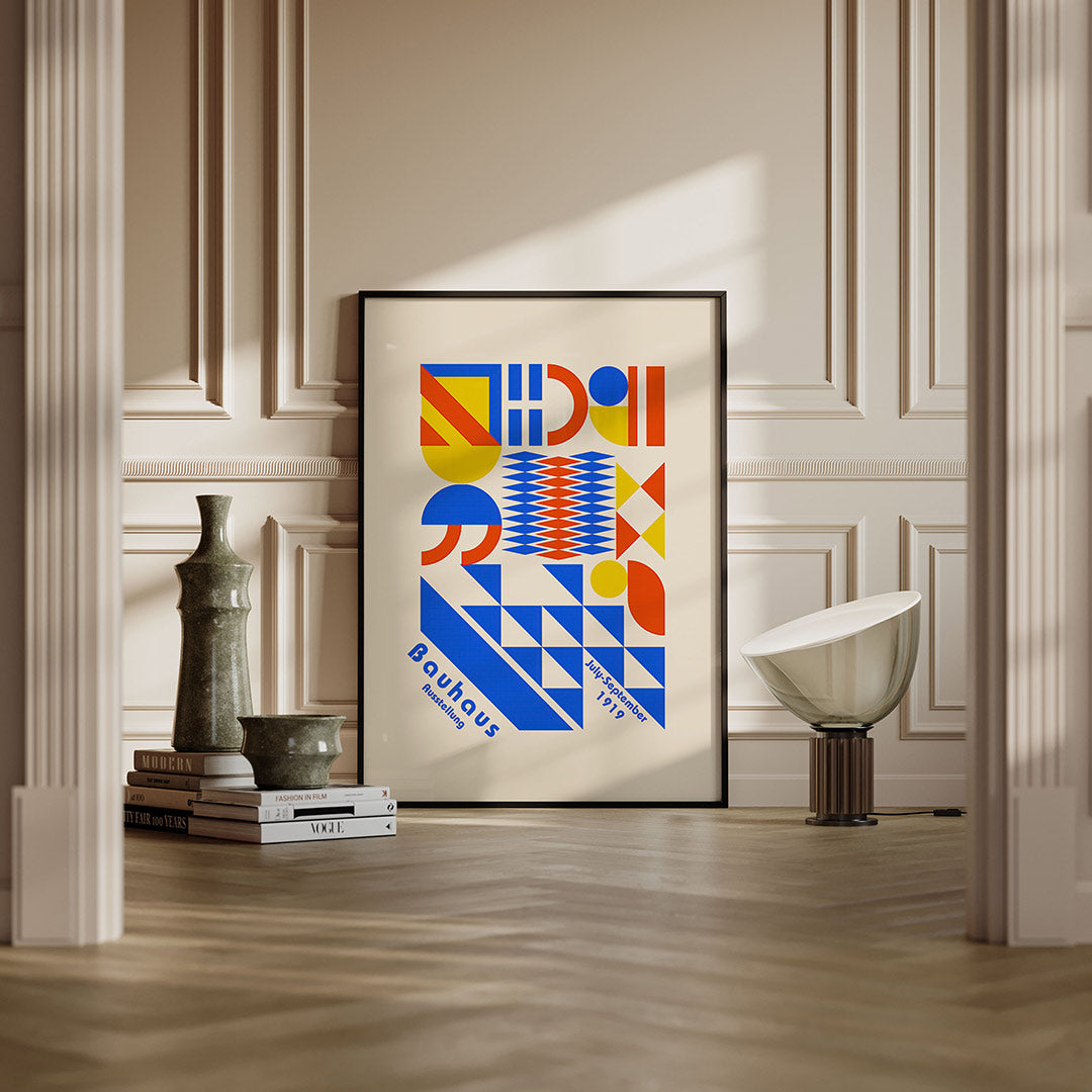 Vormen en vlakkenspel Poster