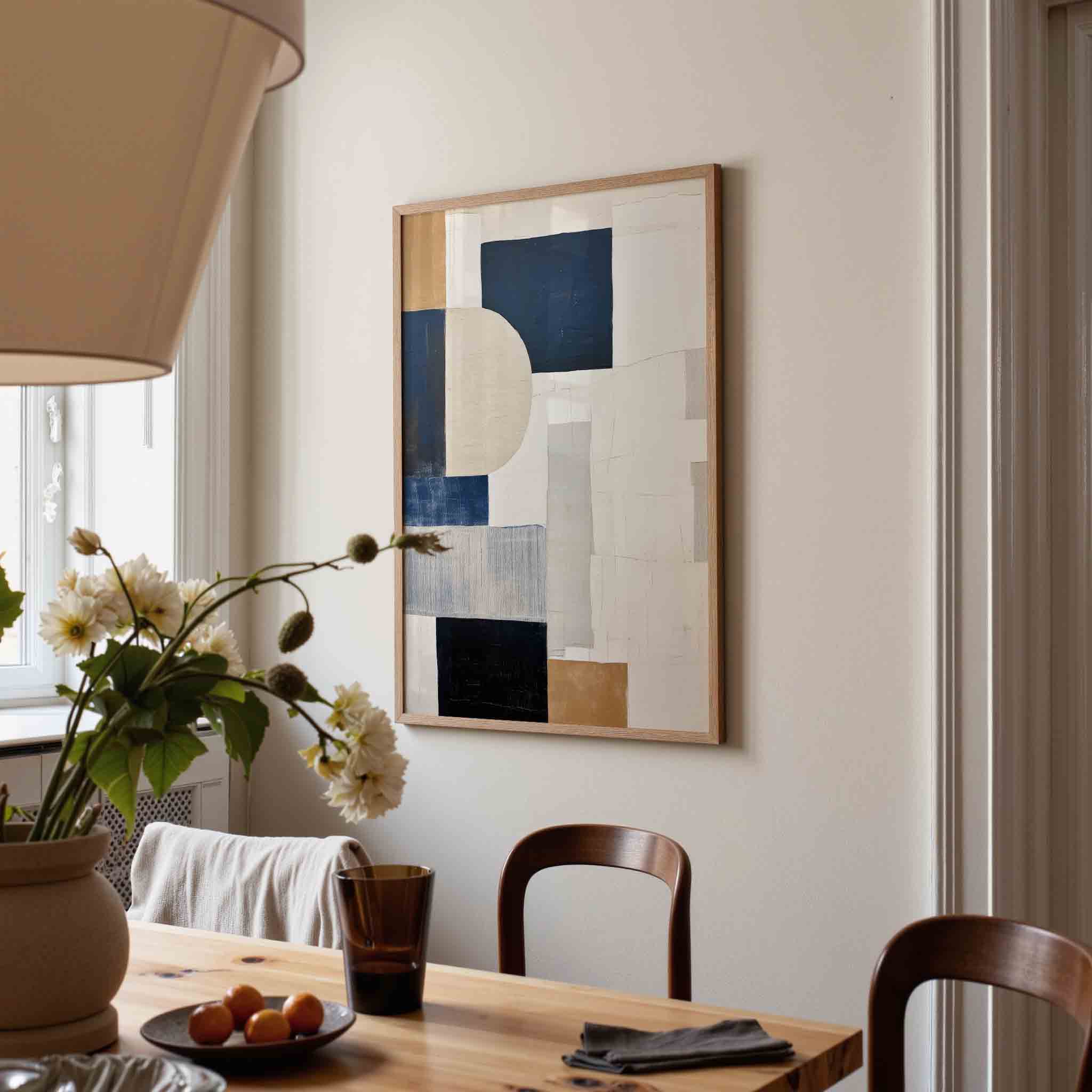 Abstracte vormen Poster