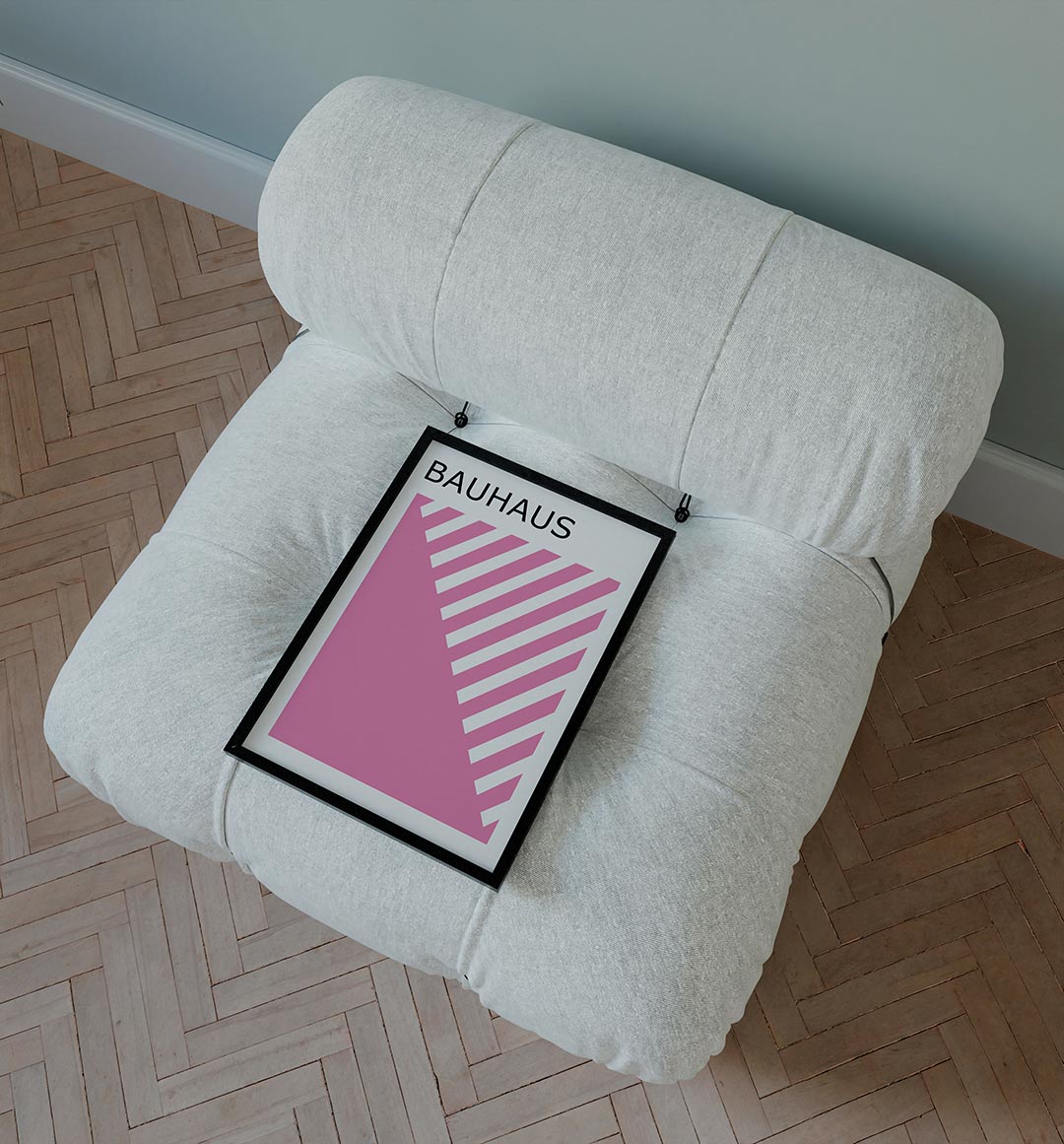 Diagonal lijnen Poster