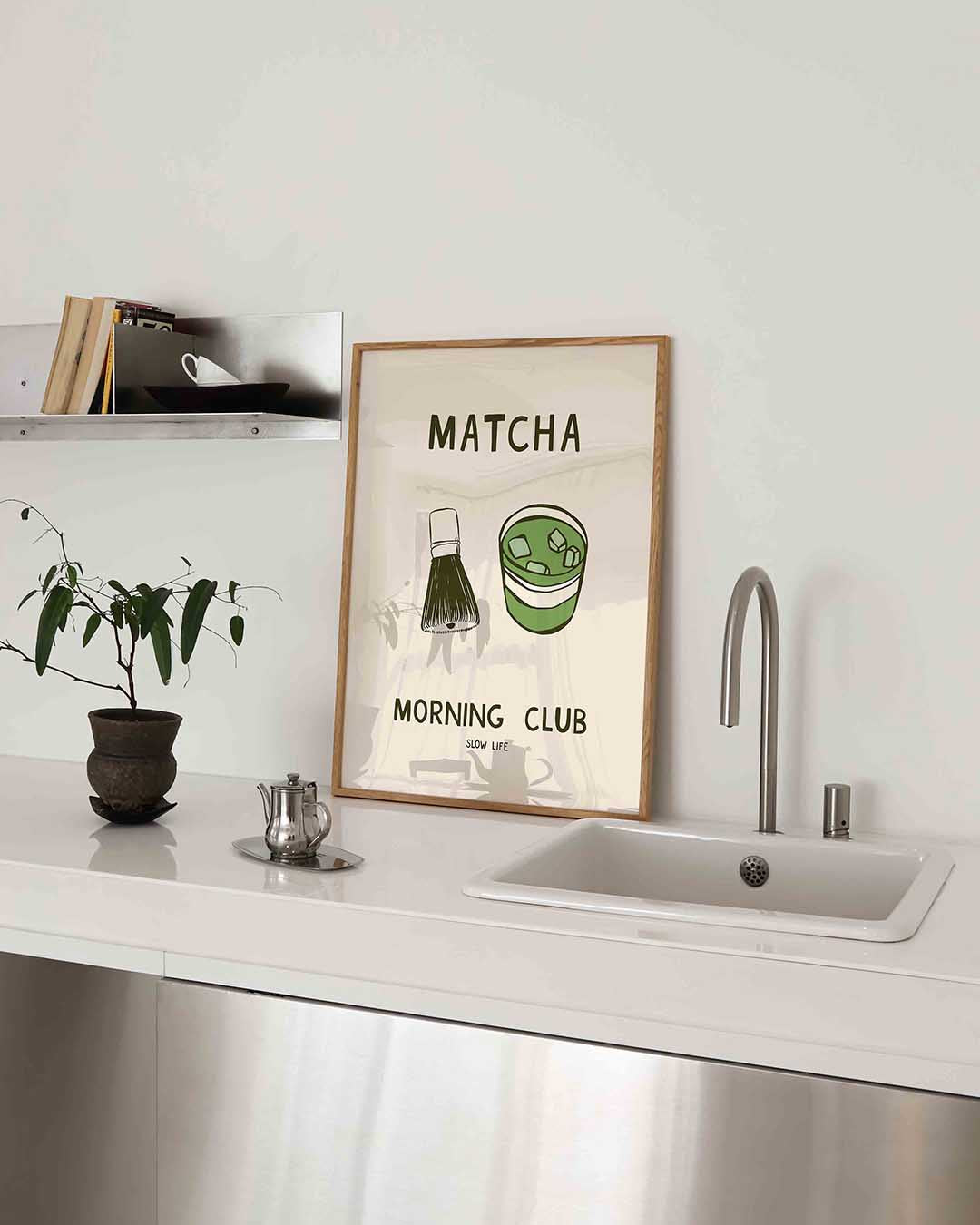 Matcha morning club Poster