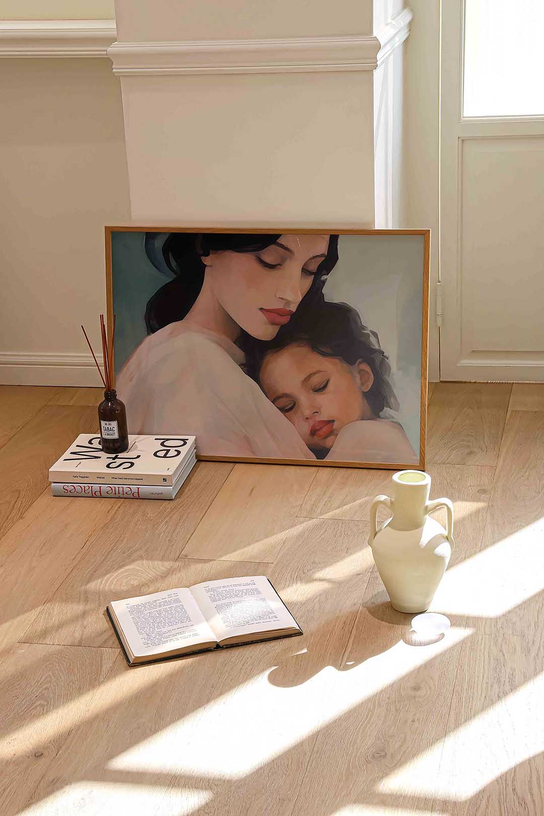 Moeder en kind Poster