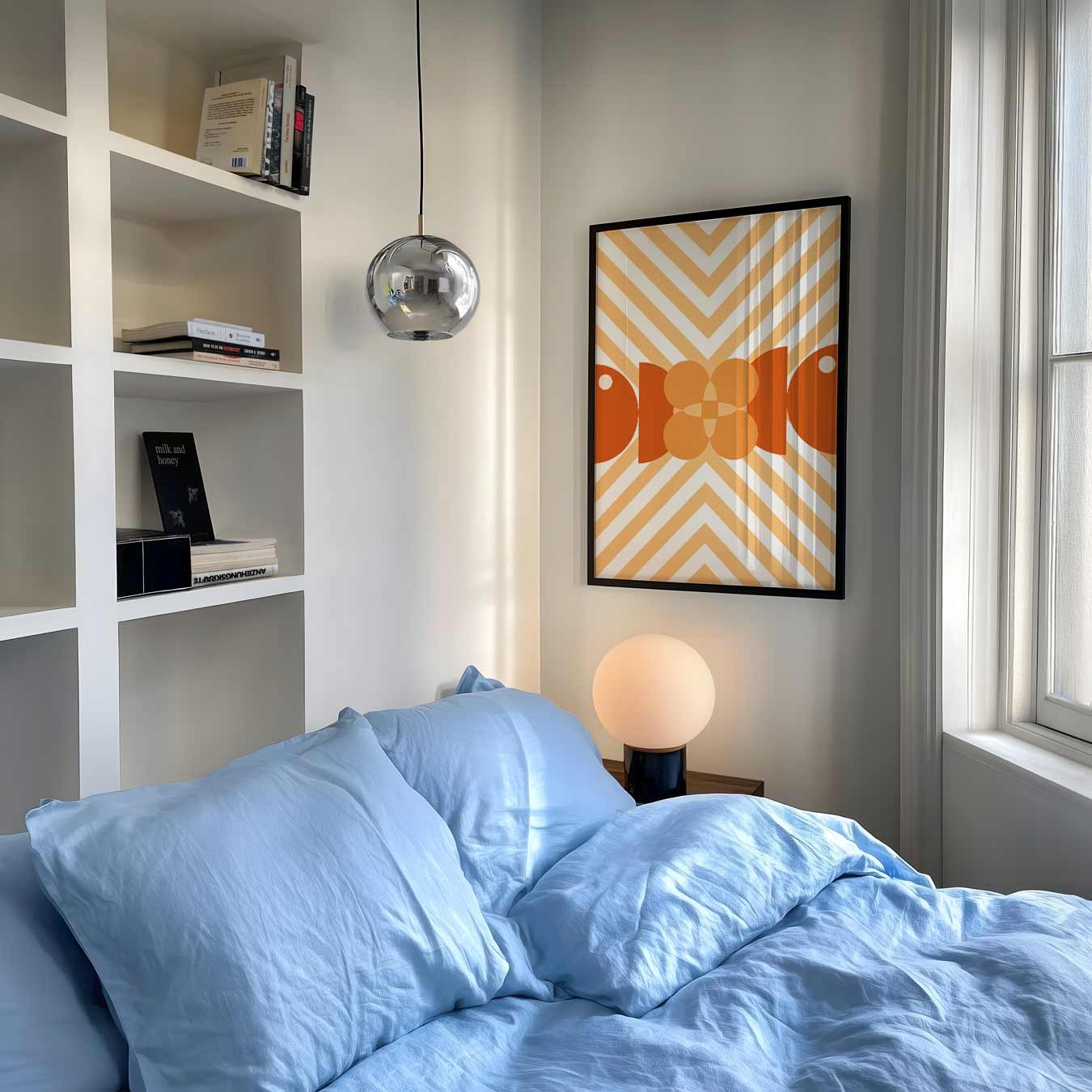 Retro Bloemen Vibes Poster-WallArtistic