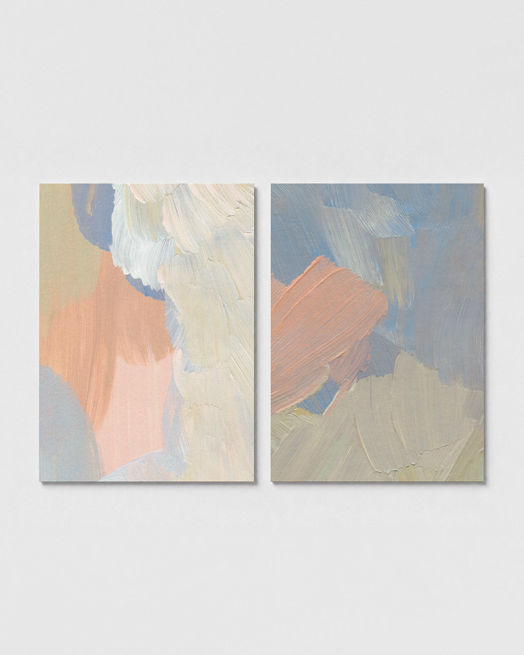 Zachte kleurvlakken Posterset