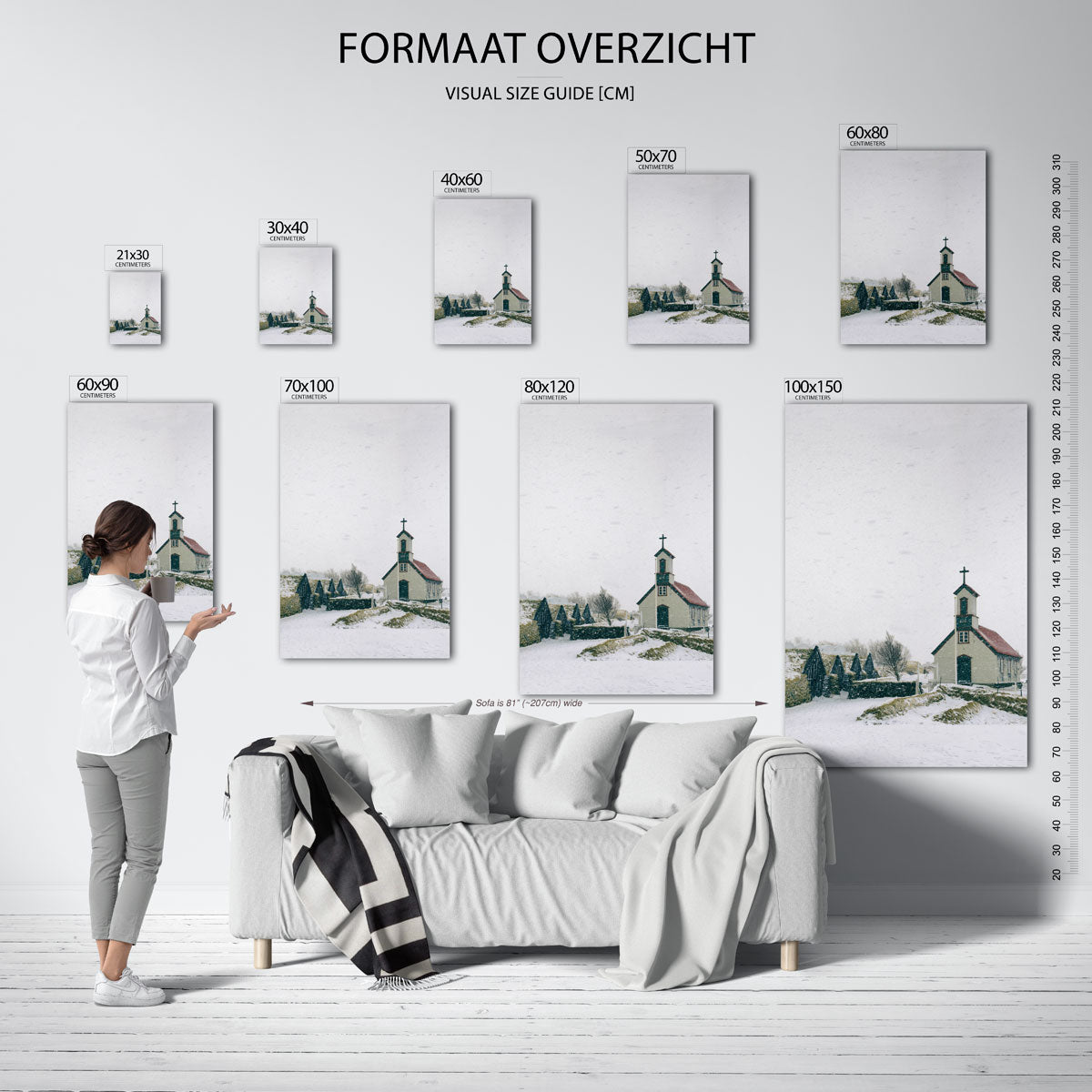 Winterse kapel Poster