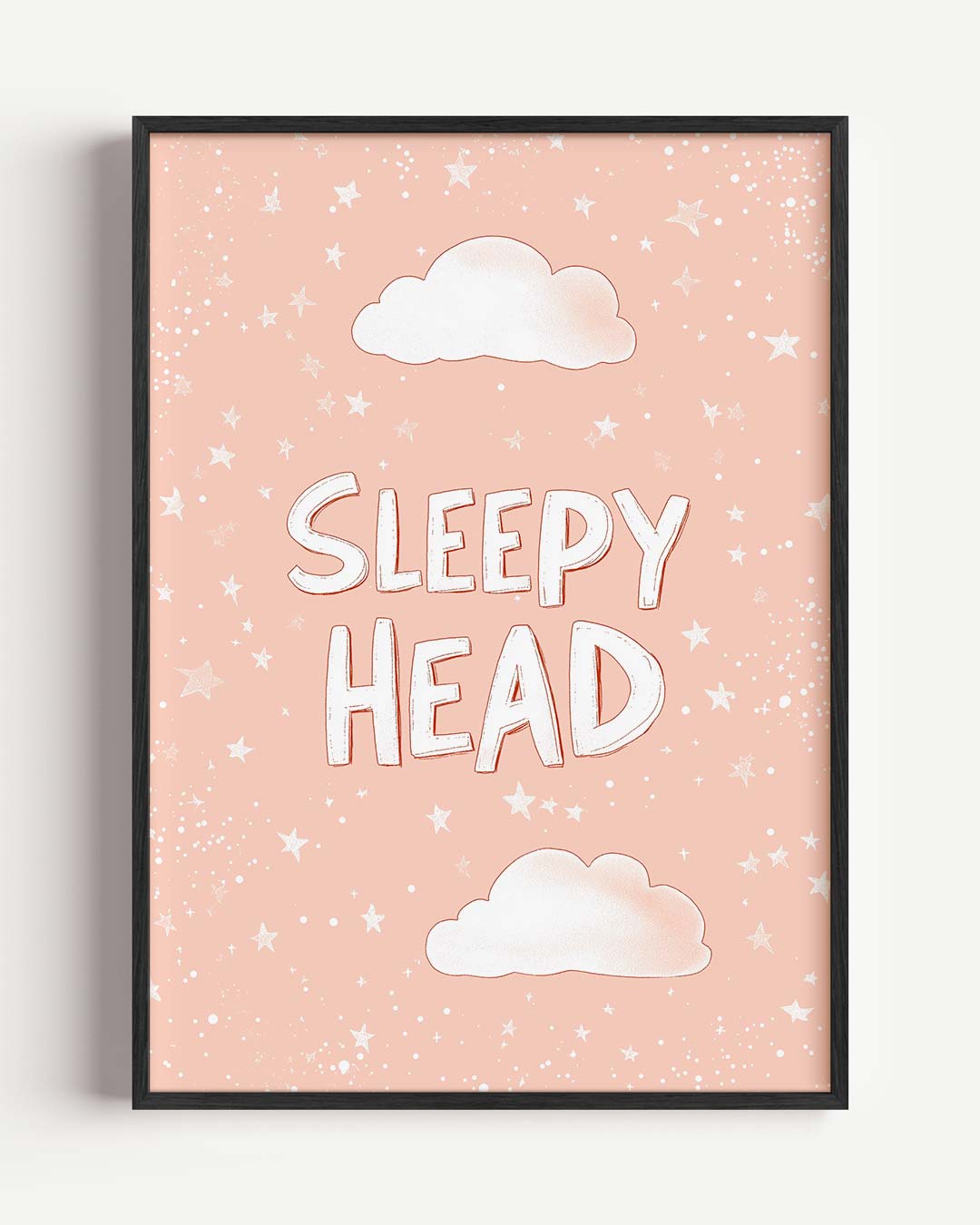 Dromerige "Sleepy Head" Poster-WallArtistic