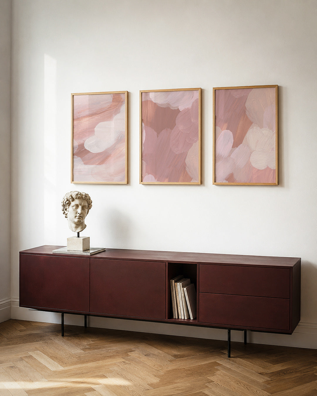 Zachte kleurvlakken Posterset