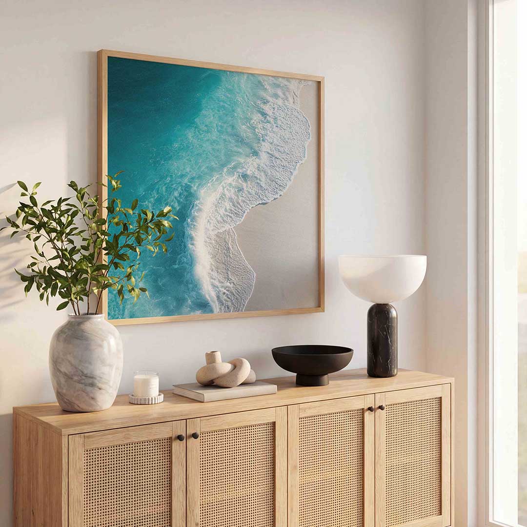 Zee en strand Poster