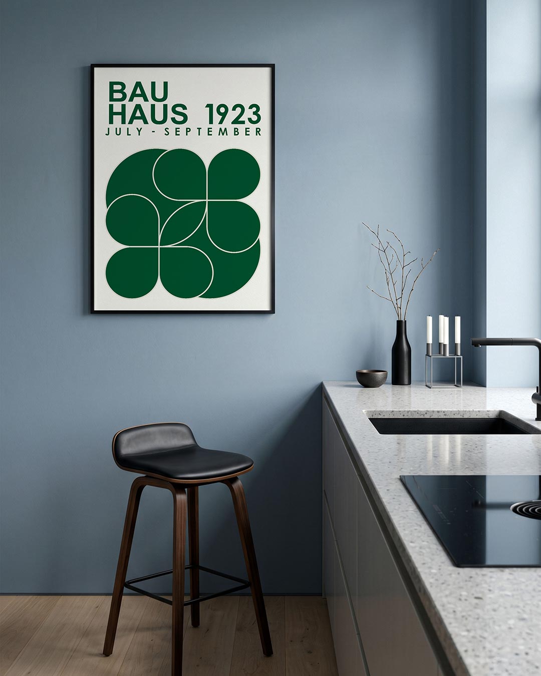 Vorm en lijnenspel Poster