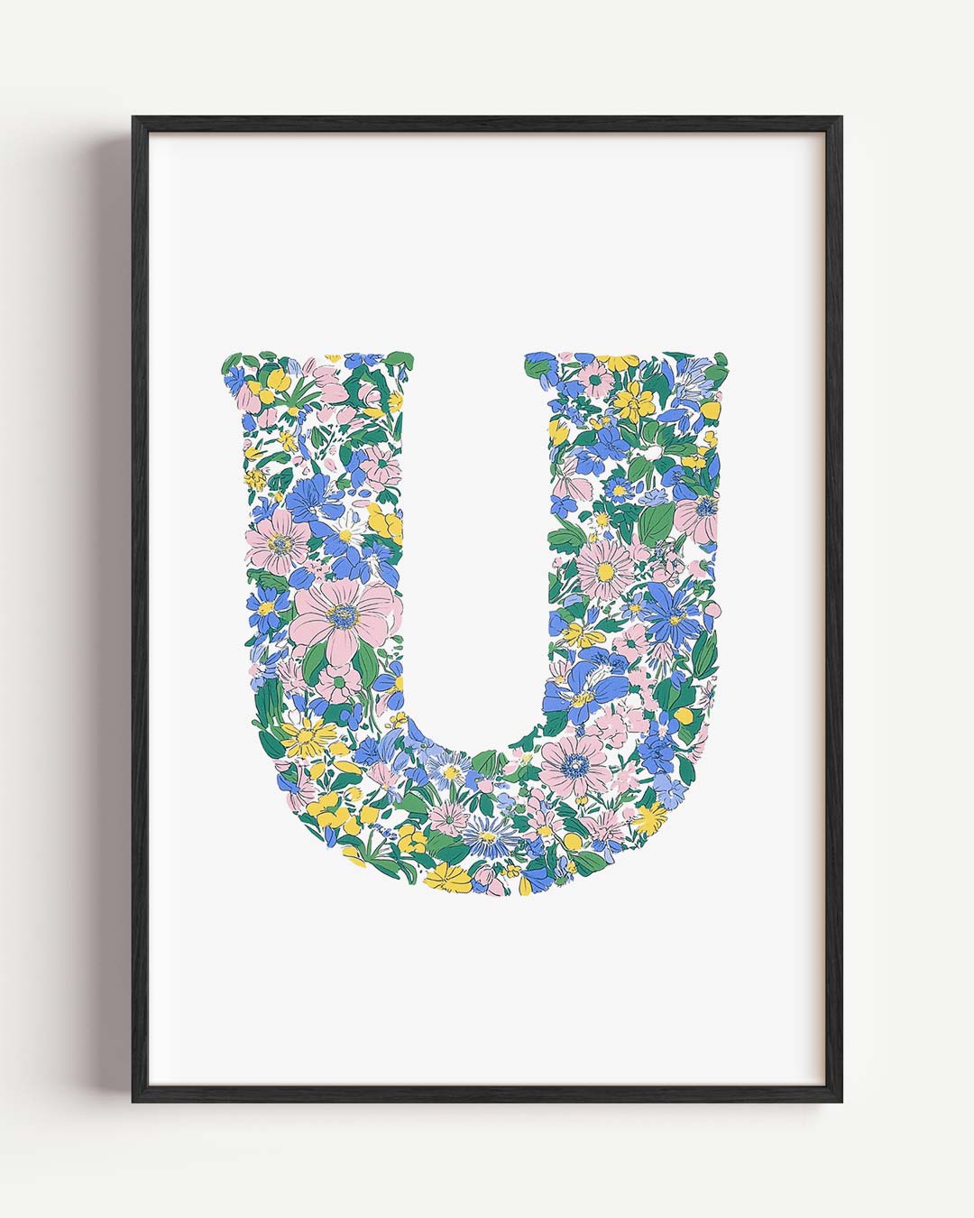 Bloemrijke U-Pracht Poster-WallArtistic
