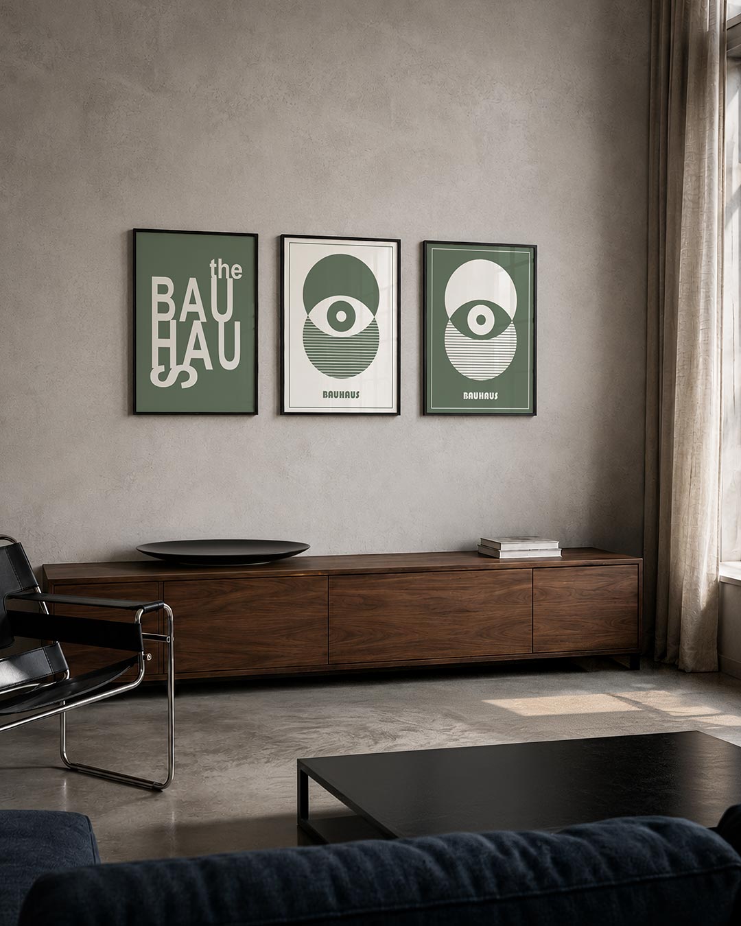 Typografisch spel Posterset