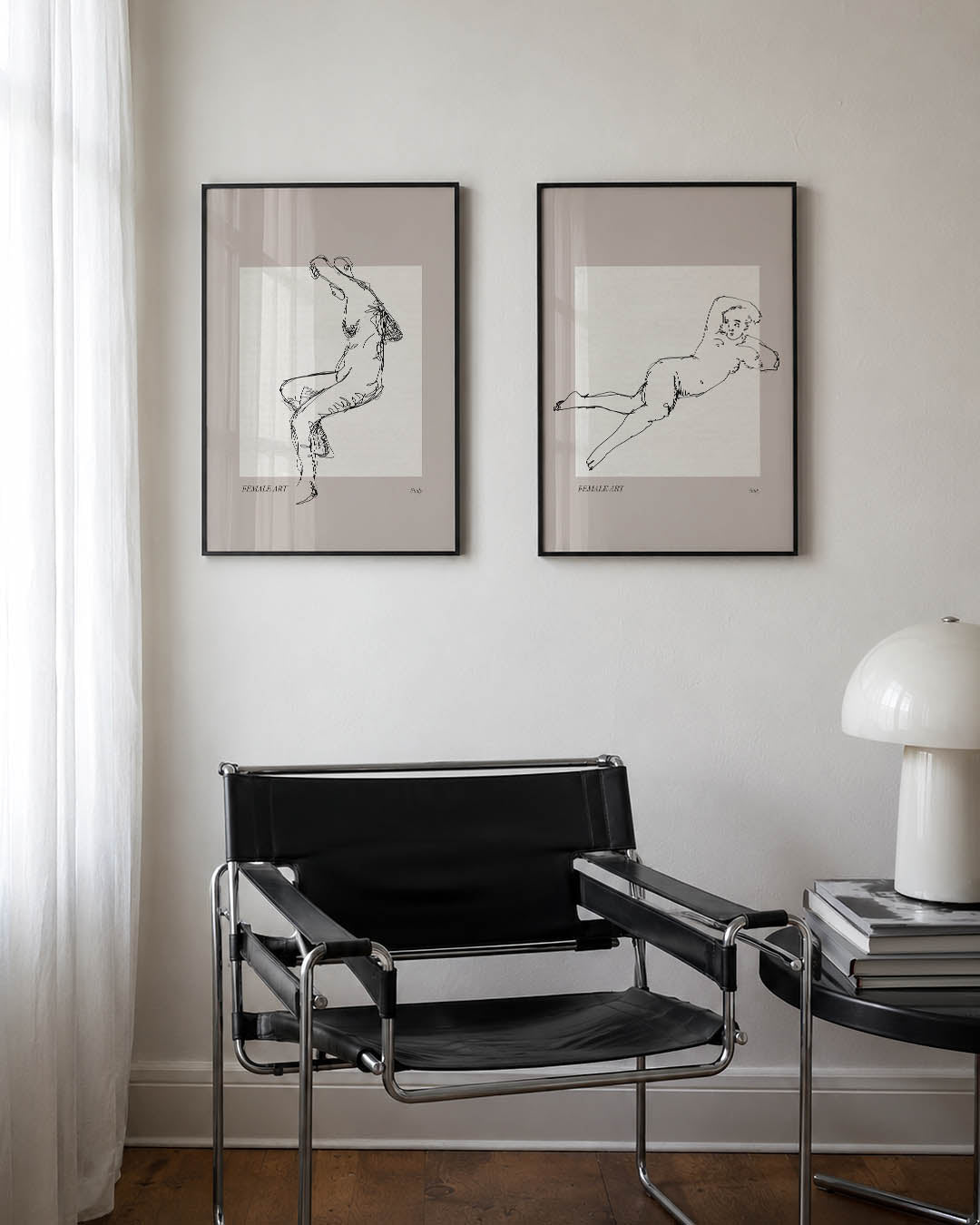 Lijnenspel en vormen Posterset