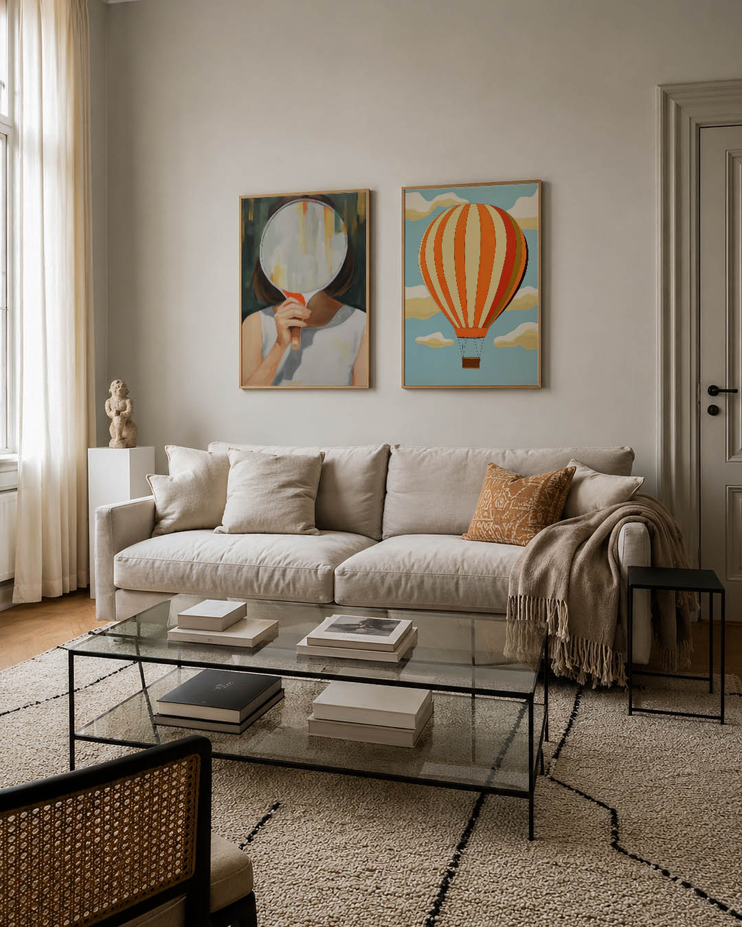 Spiegel en kleur Posterset
