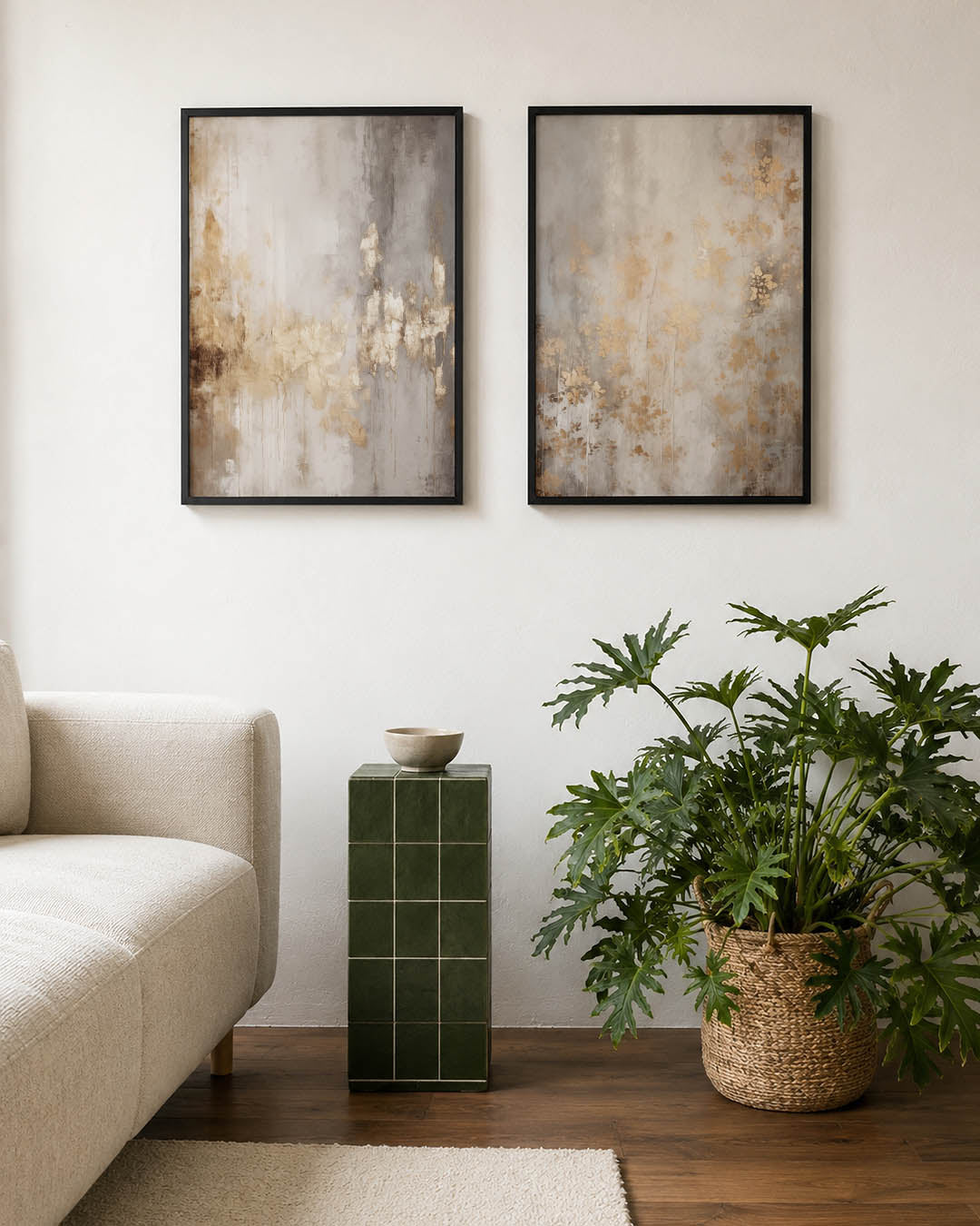 Gouden vervaging Posterset