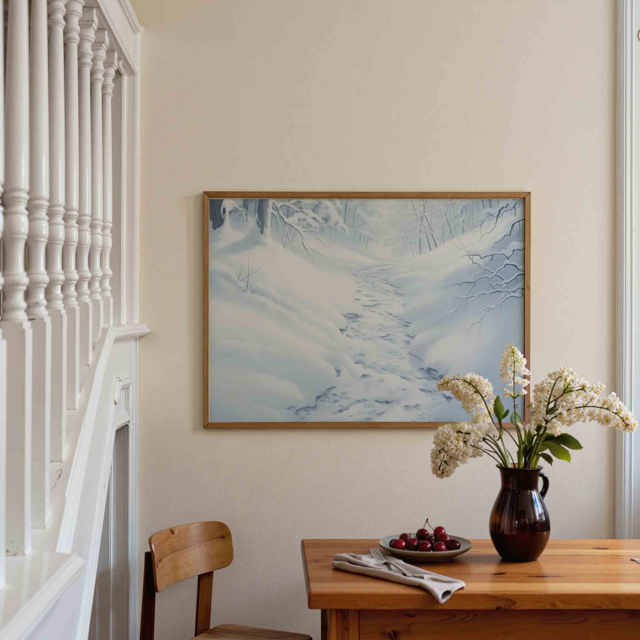 Sneeuwlandschap Poster