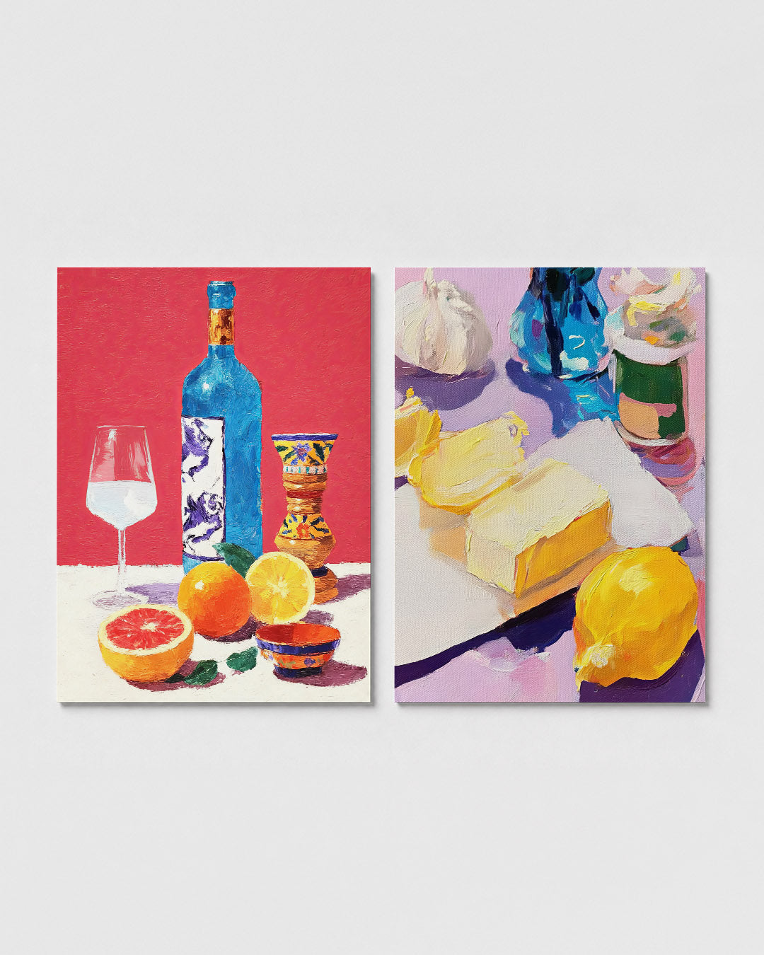 Fruit en flessen Posterset