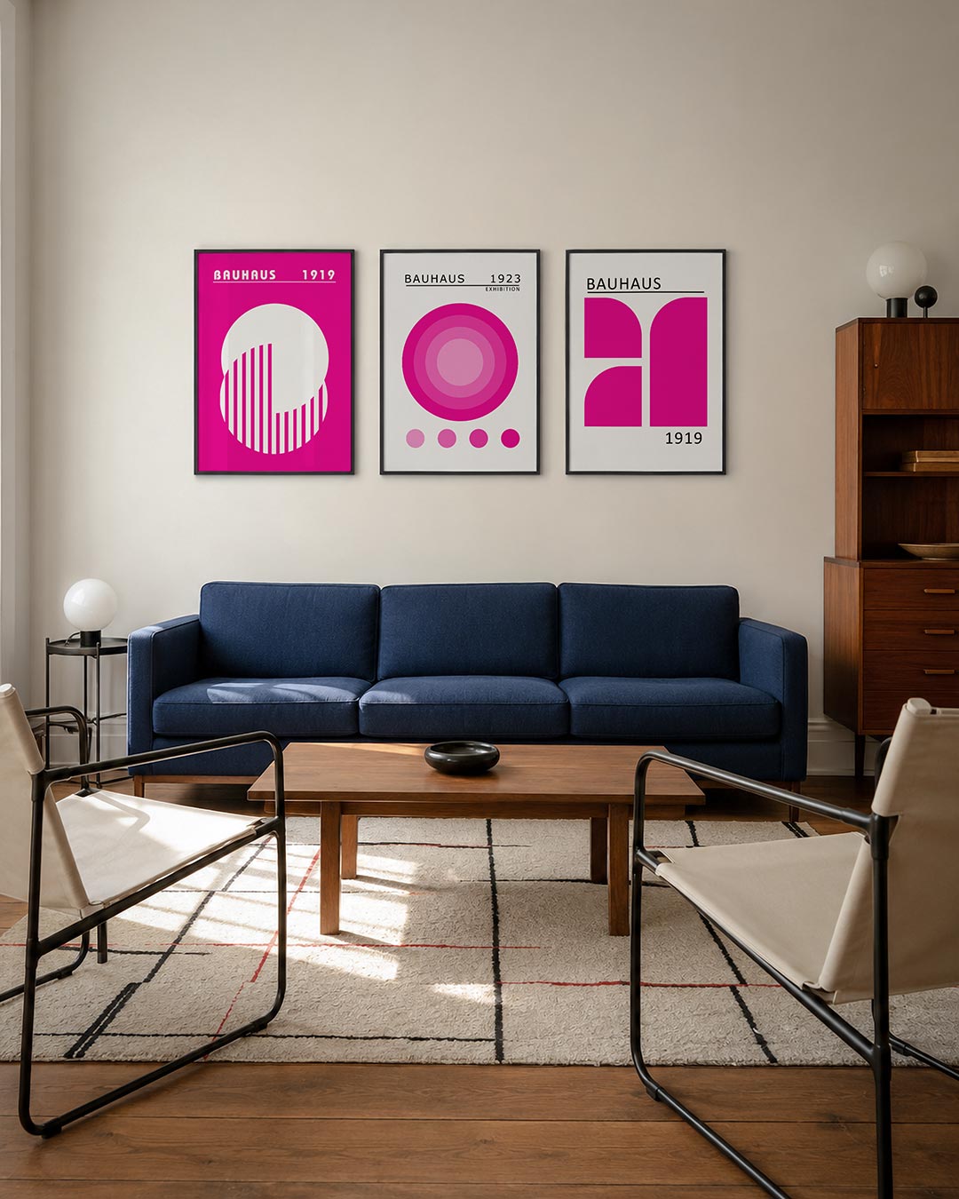 Cirkel en strepen Posterset