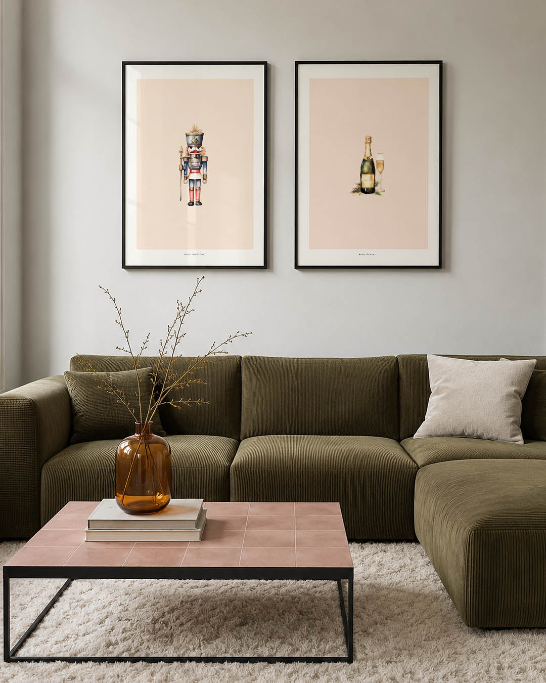 Kleurrijke speelgoedfiguur Posterset