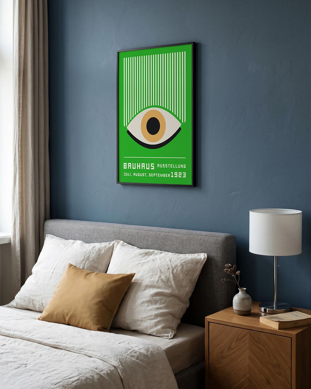Oog en lijnen Poster