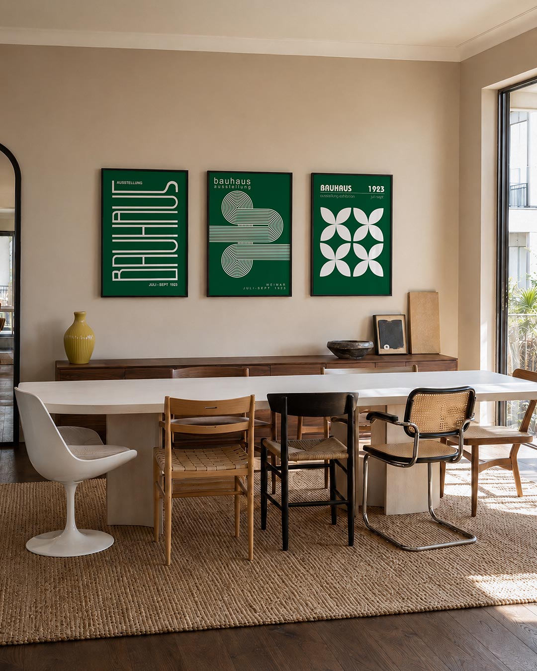 Lijnen en kleurvlakken Posterset