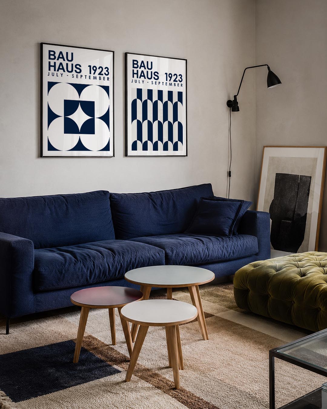 Cirkel en vierkant Posterset
