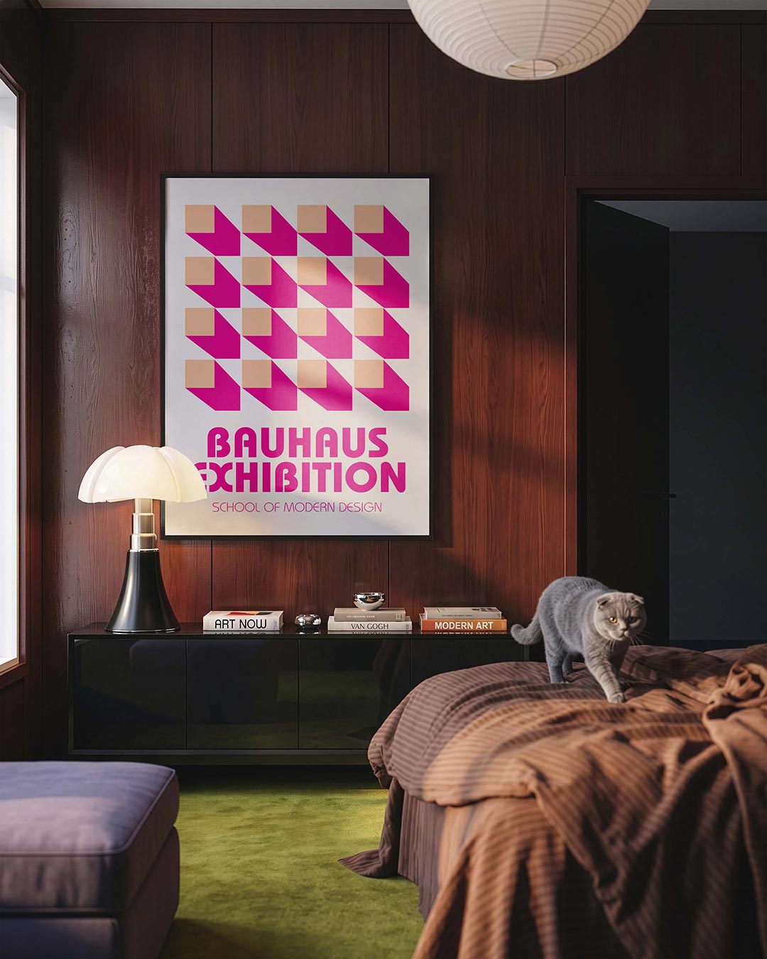 Vorm en schaduw Poster