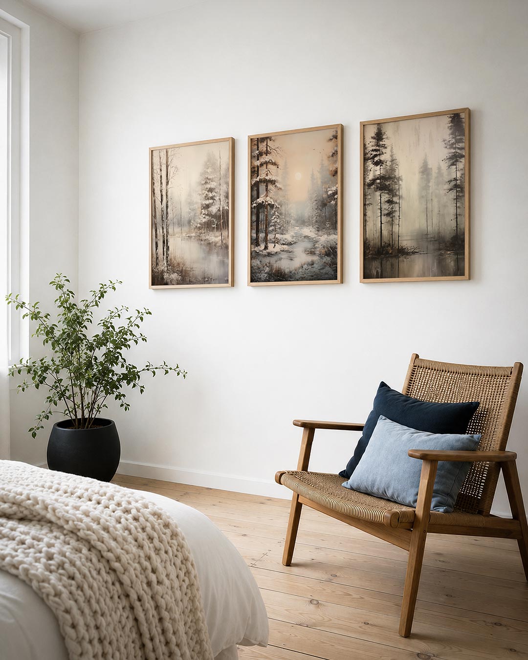 Natuurlijke sereniteit Posterset