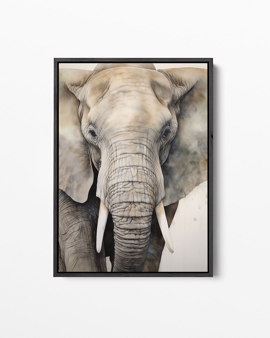 Olifant portret Kunstwerk
